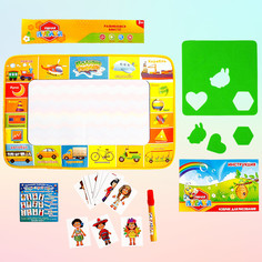 Раскраска-коврик Буква ленд