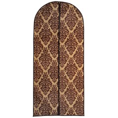 Чехол для одежды 60×137 см, спанбонд, цвет коричнево-бежевый Доляна