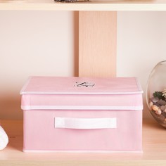 Короб для хранения с крышкой love Textura