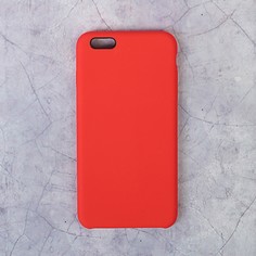 Чехол luazon силиконовый iphone 6 plus, красный