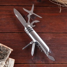 Нож швейцарский мастер к 7в1, рукоять, хром