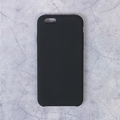 Чехол силиконовый luazon iphone 6, чёрный
