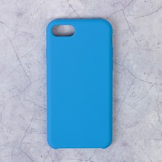 Чехол силиконовый luazon iphone 7/8, синий