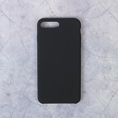 Чехол luazon силиконовый iphone 7 plus/8 plus, чёрный