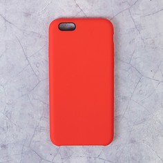 Чехол силиконовый luazon iphone 6, красный