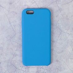 Чехол luazon силиконовый iphone 6, синий