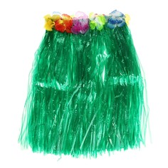 Гавайская юбка, цвет зелёный, 40 см Страна Карнавалия