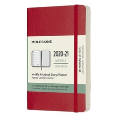 Еженедельник Moleskine Academic Soft WKNT, датированный на 18 месяцев, 208стр