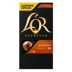 Кофе капсульный L`OR Espresso Lungo Estremo, капсулы, совместимые с кофемашинами NESPRESSO®, 52грамм [8052176] LOR