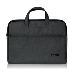 Папка-портфель DELI 5590GREY, 1 отд., A4, текстиль, темно-серый