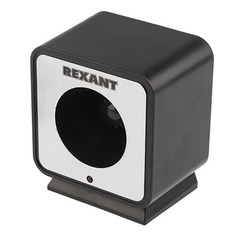 Отпугиватель Rexant 71-0009 ультразвуковой стационарный 7Вт 30-70 кГц р.д.:60м черный/серебристый