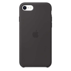 Чехол (клип-кейс) Apple Silicone Case, для Apple iPhone SE 2020, черный [mxyh2zm/a]