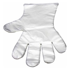 Перчатки одноразовые, размер: M, полиэтилен, 100шт, цвет прозрачный [102-288] Noname