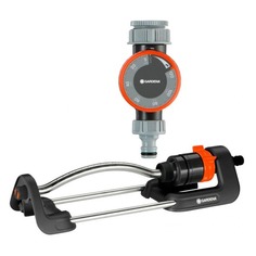 Дождеватель Gardena Aqua S + 1169-20 осцилирующий (в комп.:2 предмета) черный (18701-34.000.00)