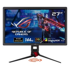 Монитор игровой ASUS ROG Strix XG27UQ 27" черный [90lm05a0-b01370]