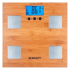 Напольные весы SCARLETT SC-BS33ED79, до 180кг, цвет: рисунок