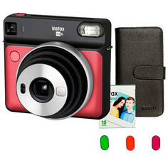 Фотоаппарат моментальной печати Fujifilm INSTAX SQ6 SET RUBY RED