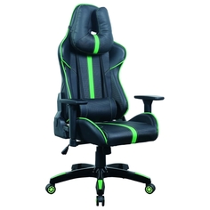 Кресло компьютерное игровое Brabix GT Carbon GM-120 Black/Green (531929) GT Carbon GM-120 Black/Green (531929)