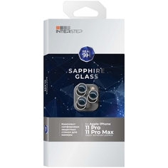 Защитное стекло InterStep iPhone 12 Pro/11 Pro/Pro Max д/кам. серо-зелен. iPhone 12 Pro/11 Pro/Pro Max д/кам. серо-зелен.
