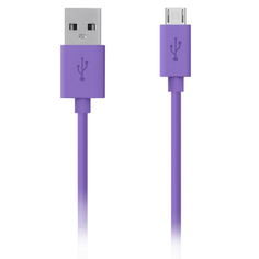 Кабель для сотового телефона Belkin microUSB - USB M-M 2m Purple (F2CU012bt2M-PUR) microUSB - USB M-M 2m Purple (F2CU012bt2M-PUR)