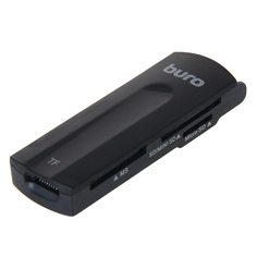 Устройство для чтения карт памяти Buro BU-CR-108 USB 2.0 (черный) BU-CR-108 USB 2.0 (черный)