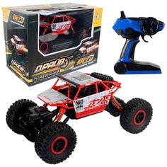 Радиоуправляемая машина 1toy Т10956 Драйв: Багги бигвил, Red/White (1:18)