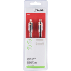 Кабель цифровой аудио Belkin RCA коакс. цифр. 1м (F3Y096bf1M-P) RCA коакс. цифр. 1м (F3Y096bf1M-P)