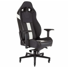 Кресло компьютерное игровое Corsair GamingT2 Road Warrior Black/White (CF-9010007-WW)