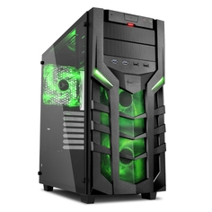 Корпус для компьютера Sharkoon DG7000-G green led