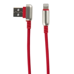 Кабель для iPod, iPhone, iPad Red Line Loop USB - Lightning, красный