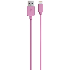 Кабель для iPod, iPhone, iPad Red Line USB - 8-pin розовый