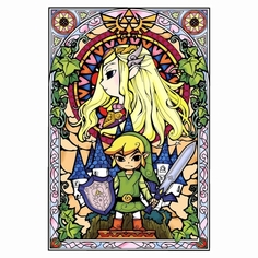 Сувенир Pyramid Постер The Legend Of Zelda: Stained Glass