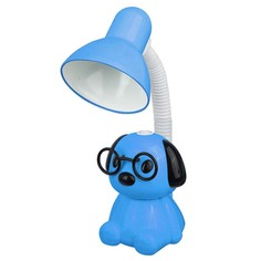 Светильник Camelion KD-396 C06 Собака настольный синий