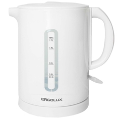 Электрочайник Ergolux ERGOLUX ELX-KH01-C01 белый (чайник пластиковый, сп