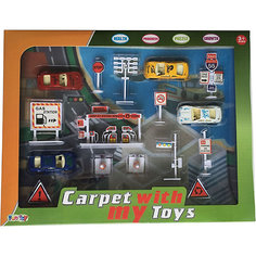 Игровой набор Fun Toy Дорожный, с игровым ковриком