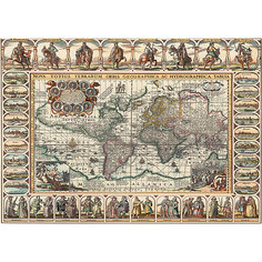 Пазл Art Puzzle Древняя карта мира, 1000 деталей