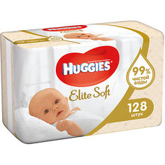 Детские влажные салфетки Huggies Elite Soft 128 шт.