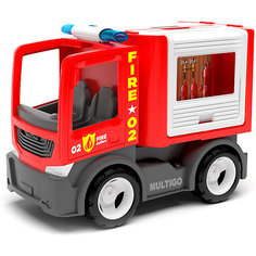 Машинка Efko Пожарный автомобиль для команды, 22 см