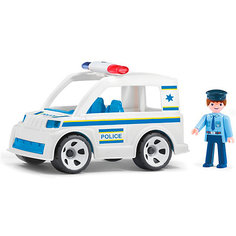 Машинка Efko Полицейский автомобиль с водителем, 17 см