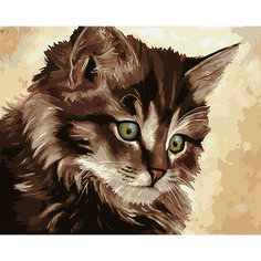 Картина по номерам Фрея "Милый котёнок", 40х50 см Freya