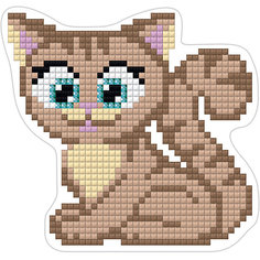 Алмазная мозаика Фрея "Магнит" Котёнок, 9,5х9 см Freya