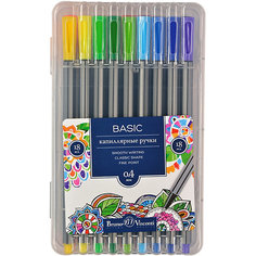 Набор капиллярных ручек Bruno Visconti Basic, 18 цветов