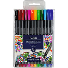Набор капиллярных ручек Bruno Visconti Basic, 12 цветов