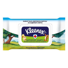Влажные антибактериальные салфетки Kleenex «Дисней. Семейные», 40 штук