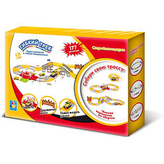 Игрушка 1Toy "Гибкий трек: спорткар", свет