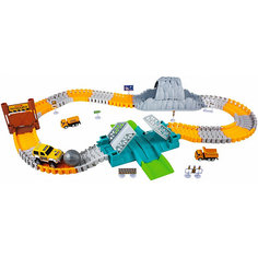 Игрушка 1Toy "Гибкий трек: патрульная машина", свет