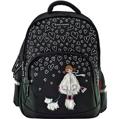 Рюкзак BrunoVisconti «Девочка и собака», черный