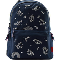 Рюкзак Bruno Visconti "Сказочные единороги", синий