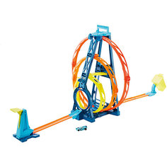 Конструктор трасс Hot Wheels Тройная петля Mattel