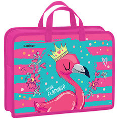 Папка для тетрадей Berlingo Flamingo style, А4